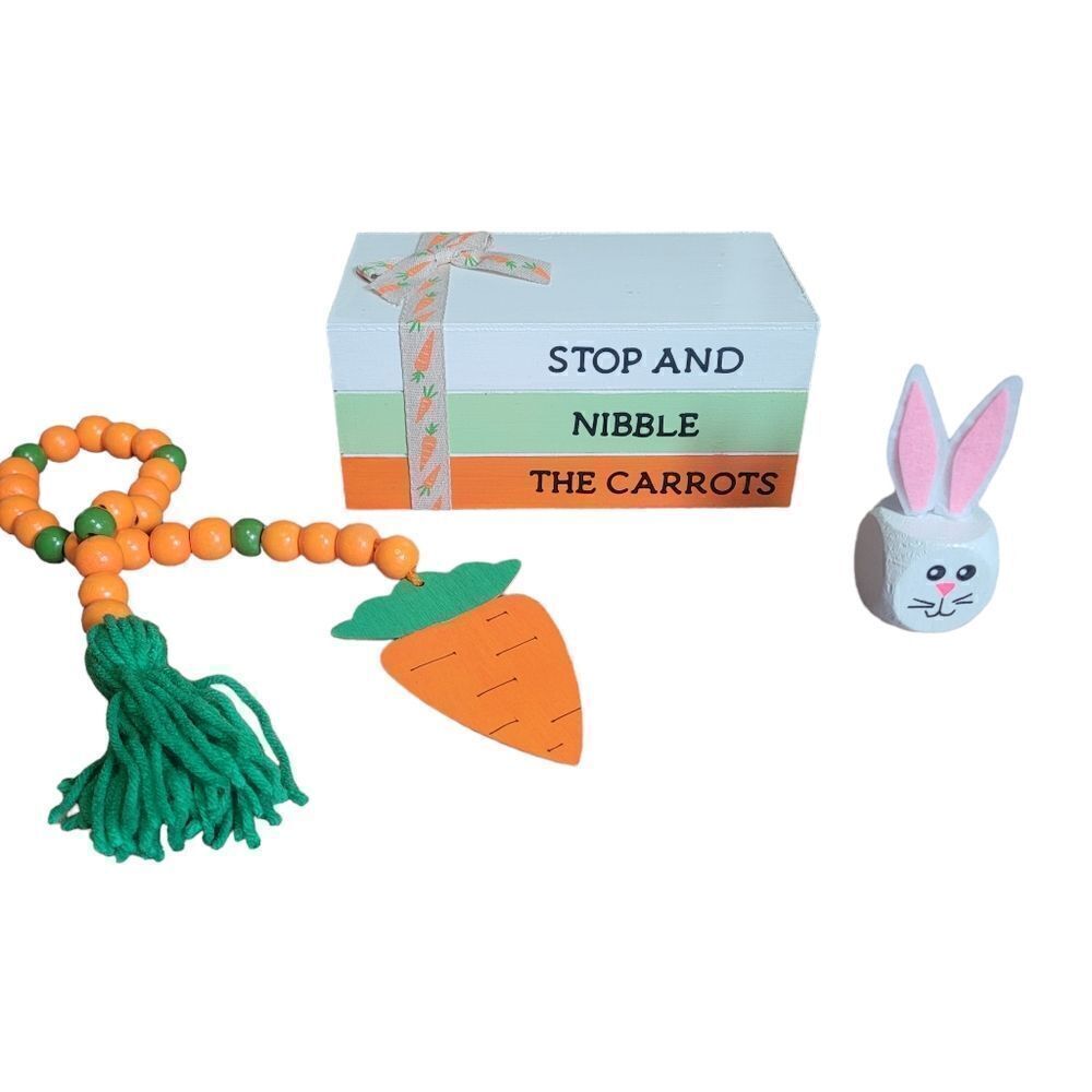Handcrafted Easter tray decor
